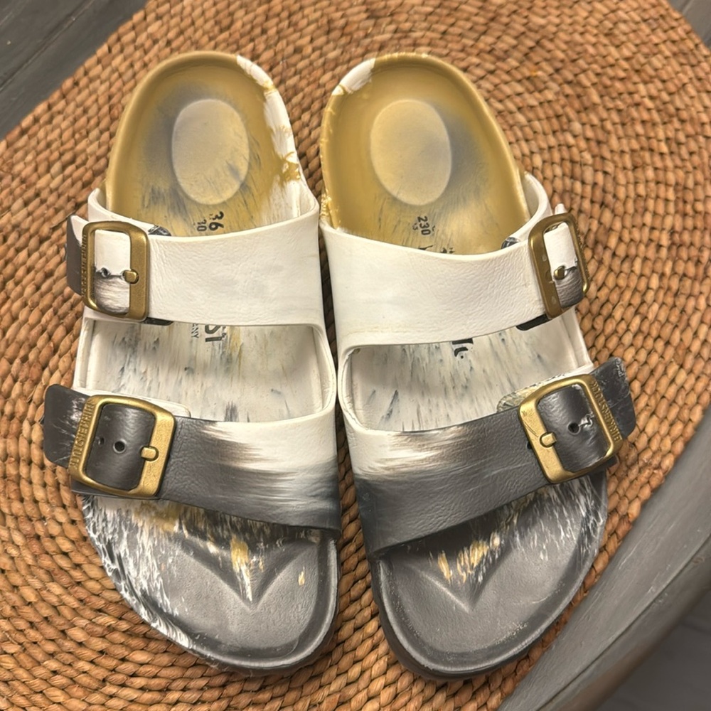 Birkenstock plastic Arizona EVA multi metallic gold *limited edition